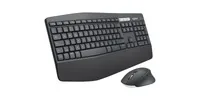 Logitech 920-008221 keyboard Mouse included Universal RF Wireless + Bluetooth QWERTZ German Black