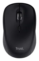 Trust Maus YVI+ Schwarz - Maus-Typ: Standard - Bedienungsseite: Universal - Maus Features: Scrollrad - Umschaltbare DPI-Auflösung - Detailfarbe: Schwarz - Schnittstelle: USB-A - Verbindungsart: Kabellos