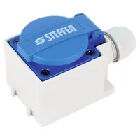 Steffen 56 00071 socket-outlet Type 23 Blue, Grey