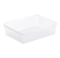 Rotho Formatkörbchen Linus A5 Transparent - Breite: 19.5 cm - Höhe: 6 cm - Tiefe: 25.5 cm - Volumen: 0.4 l - Produkttyp: Formatkörbchen - Verpackungseinheit: 1 Stück