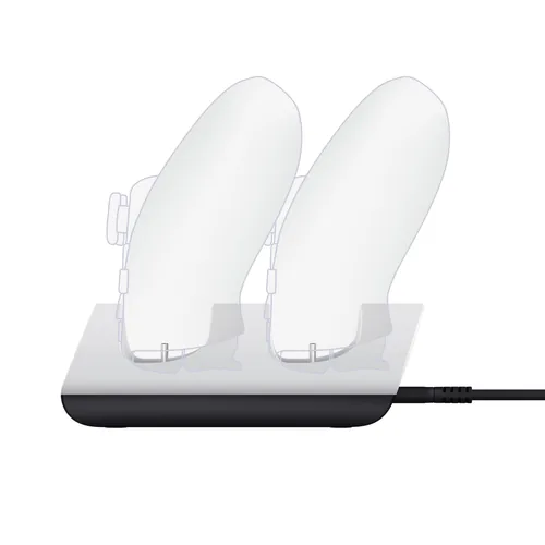 Trust Ladestation GXT 254 Zweifach-Ladedock für PS5 - Plattform: PlayStation 5 - Schnittstellen: USB Typ C - Detailfarbe: Weiss