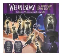 Thumbs Up! Wednesday Lichterkette Dance Pose Schwarz - Detailfarbe: Schwarz - Themenwelt: Serien