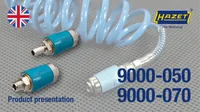 Sicherheits-Kupplung 9000-060, 1/4"" (blau, für Druckluftschlauch)