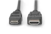 Digitus AK-330106-030-S câble HDMI 3 m HDMI Type C (Mini) HDMI Type A (Standard) Noir