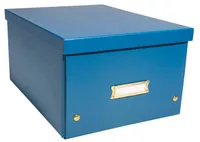 Exacompta 62352E file storage box Karton, Papier Blau