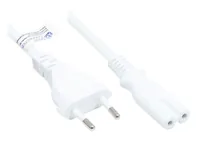 Good Connections Euro-Netzkabel an C7Euro 8 Bu. weiß 1,8m
