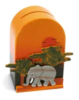 Weizenkorn Spardose Elefant - Breite: 13 cm - Höhe: 7 cm - Länge: 14 cm - Produkttyp Geschenke: Spardosen - Motiv: Elefant