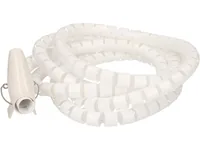 Max Hauri Spiroschlauch 3 m x 20 mm Weiss - Detailfarbe: Weiss - Breite: 20 mm - Länge: 3 m - Ausstattung Kabelmanagement: Keine - Produkttyp: Spiroschlauch - Verpackungseinheit: 1 Stück