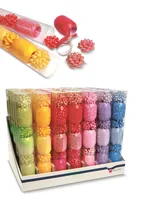 Pattberg Geschenkband Mustermix Set Set, 9 Stück, Grün - Breite: 5 mm - Länge: 20 m - Verpackungseinheit: 9 Stück - Detailfarbe: Grün - Band-Art: Geschenkband
