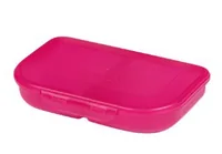 Herlitz Lunchbox 23 x 15.5 x 4 cm Pink uni - Materialtyp: Kunststoff - Unterteilungsmöglichkeit: Ja - Material: Kunststoff - Detailfarbe: Pink - Spülmaschinenfest: Ja - Set: Nein