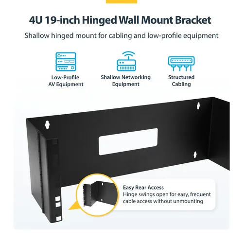 HINGED WALL MOUNTING BRACKET .