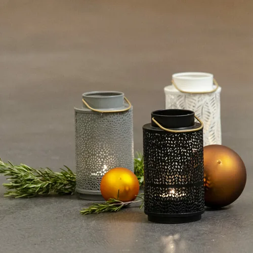 Balthasar 441176.225 lantern Candle Grey