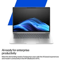 HP EliteBook 6 G1a AI PC AMD Ryzen™ 5 230 Laptop 35,6 cm (14") WUXGA 16 GB DDR5-SDRAM 512 GB SSD Wi-Fi 7 (802.11be) Windows 11 Pro Silber