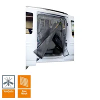 Van Quito Schiebetürenmoskitonetz, fine-mesh, lang - Passt zu Automarke: VW - Ford - Einbauseite: Beifahrerseite (rechts) - Material: Fiberglas - PVC - Farbe: Schwarz