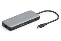 Digitus DA-70915 laptop dock/port replicator Wired USB 3.2 Gen 2 (3.1 Gen 2) Type-C Black, Grey