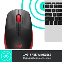 Logitech M190 optisch wireless Red