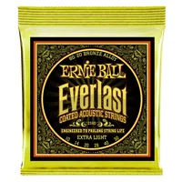 Ernie Ball Gitarrensaiten 2560 Everlast CB 80/20 – Extra Light 10-50 - Packungsgrösse: Satz - Zu Instrument: Westerngitarre - Saitenanzahl: 6-Saiter