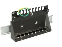 Delock Netzwerkpanel 8 Port Keystone Desktop schwarz - Detailfarbe: Schwarz - Montage: Wand - DIN-Rail - Desktop - Serie: Standard - E-Nr.: 0 - Schirmung: Ja - Schnittstellen: Keystone