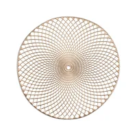 Zeller Present 26915 placemat Round Gold 1 pc(s)