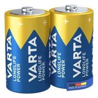Varta Batterie Longlife Power D , 2 Stück - Gewicht: 136.9 g - Verpackungseinheit: 2 Stück - Chemisches System: Alkali Mangan - Batterietyp Bauform: LR20 / D / Mono / 4020 / 4120 / 4720 / 8020 / 813 / LR20EE / AM1 / Size XL / MN1300 / ID1300 / E95 / LR20N