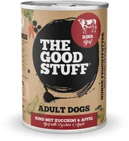 The Goodstuff Nassfutter Rind & Zucchini Adult 400g - Tierbedürfnis: Kein besonderes Bedürfnis - Geschmacksrichtung: Rind - Zertifikate: Keine Zertifizierung - Fleischsorte: Rind - Futtereigenschaft: Getreidefrei - Ohne künstliche Zusätze - Single Protein