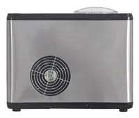BergerLanz GM15SS Portable ice cube maker 140 W Silver, Black