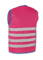 wowow Reflexweste Fun Jacket S, Pink - Befestigung: Oberkörper - Farbe: Pink - Typ: Weste
