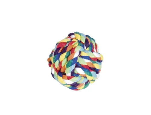 Nobby Hunde-Spielzeug Knotenseil-Ball, Mehrfarbig - Produkttyp: Apportieren - Tierart: Hund