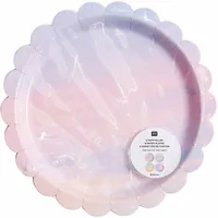 Rico Design Einwegteller The Sky is the Limit 8 Stück - Produkttyp: Einwegteller - Materialtyp: Papier - Material: Pappe - Detailfarbe: Lila