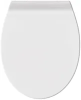 Kleine Wolke Toilettensitz Alley Weiss - Detailfarbe: Weiss - Breite: 37 cm - Länge: 45 cm