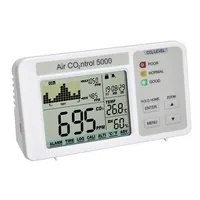 TFA Dostmann CO2 Luftgütemonitor Airco2ntrol 5000 Weiss - Anwendungsbereich: Messung der CO?-Konzentration - Temperaturmessung - Typ: Messgerät - Detailfarbe: Weiss