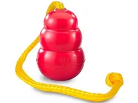 Kong Hunde-Spielzeug Classic Rope M - Produkttyp: Apportieren - Tierart: Hund - Detailfarbe: Gelb - Rot