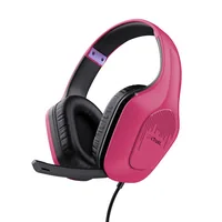Trust Headset GXT 415P Zirox Pink/Schwarz - Audiokanäle: Stereo - Surround-Sound: Nein - Detailfarbe: Pink - Schwarz - Plattform: PlayStation 5 - PlayStation 4 - Nintendo Switch - Xbox Series S - Xbox Series X - Kopfhörer Trageform: On-Ear - Mikrofon Eige