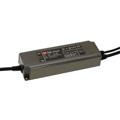 MeanWell LED Treiber PWM-120W-24 V, Dali Single Color - Anwendung: Monochrom - Ausgangsspannung von: 24 V - Ausgansspannung bis: 24 V - Länge: 191 mm - Breite: 63 mm - Höhe: 37.5 mm