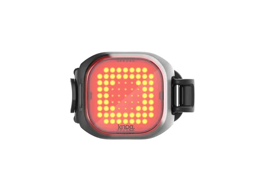 knog. Velolampe Blinder Mini Square Rücklicht, Schwarz - Betriebsart: Akkubetrieb - Lichtfarbe: Rot - Montageart: Gummizug - Leuchten Kategorie: Rücklicht - Leuchtmittel: LED - Lichtstärke: 30 lm