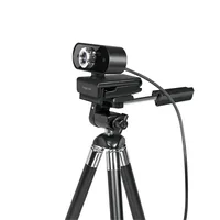 Logilink Webcam 720p HD Webcam Mikrofon schwarz