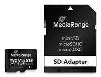 MediaRange SD MicroSD Card 512GB UHS-1 Cl.10 inkl. Adapter