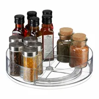 Relaxdays 4052025479251 Fridge/Freezer Parts & Accessories Organisateur rotatif Transparent
