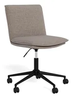 AC Design Schreibtischstuhl Flynn, Grau - Produkttyp: Bürostuhl - Material Bezug: Polyester - Armlehnen: Nein - Material Fuss: Metall - Rückenart: Polsterrücken - Rollenart: Hartbodenrollen