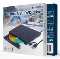 Gembird DVD-USB-031 External USB DVD drive, black