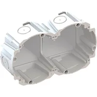 AGRO Montagedose Quickbox Kombi 2x1 für Hohlwände - Breite: 83 mm - Länge: 145 mm - Tiefe: 65 mm - Schutzklasse: IP20 - Montage: Unterputz - E-Nr.: 372630109