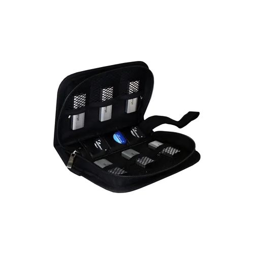 MediaRange Aufbewahrungstasche BOX98 6x USB / 3x SD Schwarz - Produkttyp: USB-Stick-Tasche - Medientyp: USB-Stick - SD-Karte - Nutzinhalt Gesamt: 9 Stück - Ausstattung: Reissverschluss - Verpackungseinheit: 1 Stück