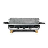 Tefal Racletteofen Perrade'Gourmet 8 Personen - Anzahl Personen: 8 - Funktionen: Antihaftbeschichtung - Grill-Stein - Raclette - Connect-System: Nein - Grillplatte: Stein - Pfännchenablage: Nein