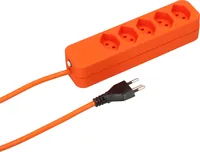 Max Hauri Steckdosenleiste Swiss Line 5x Typ 13 Orange Magnet 5m - Einsatzgebiet: Werkstatt - Detailfarbe: Orange - Kinderschutz: Nein - Steckertyp Ausgang: T13 - Schalter: Nein - Steckdosenanzahl: 5