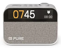 Pure Radiowecker Moment Weiss - Widerstandsfähigkeit: Keine Angabe - Radio Tuner: DAB+ - FM - Stromversorgung: Netzbetrieb - Detailfarbe: Weiss - Streaming Formate: Keine - Ausstattung: Display - Schlummerfunktion - Sleep-Timer - Weckfunktion
