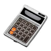 HobbyFun Mini-Utensilien Taschenrechner 1.8 cm - Detailfarbe: Grau - Material: Kunststoff - Verpackungseinheit: 1 Stück - Motiv: Zur Verrechnung - Anlass: Basteln