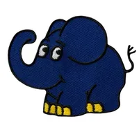 Mono-Quick Aufbügelbild Die Maus Elefant 1 Stück - Breite: 7.5 cm - Länge: 6 cm - Motiv: Maus - Elefant - Anzahl Stück: 1 Stück