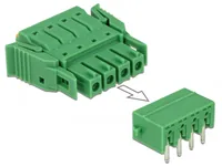 DELOCK Terminalblock Set f. Platine 4 Pin 3,81mm Rastermaß