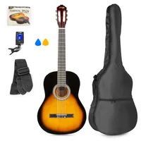 MAX Music 173.210 guitar Acoustic guitar Classical 6 strings Black, Orange
