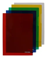 NOVOOO Pro Sichtmappen 140my A4 400197776 assortiert glatt 10 Stück